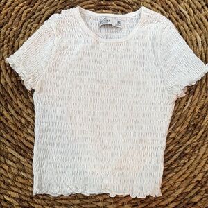 Hollister  Smocked Short Sleeve Top XS